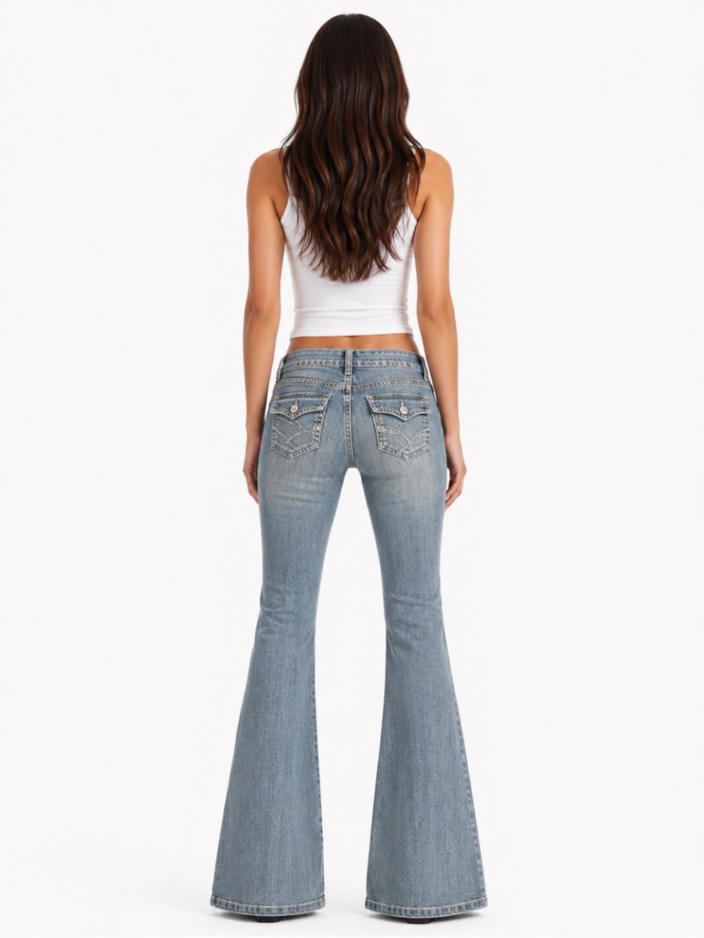 Y2K 2000s indie sleaze SO Flare Jeans size 7 Low Rise Light Wash Flip Pocket
